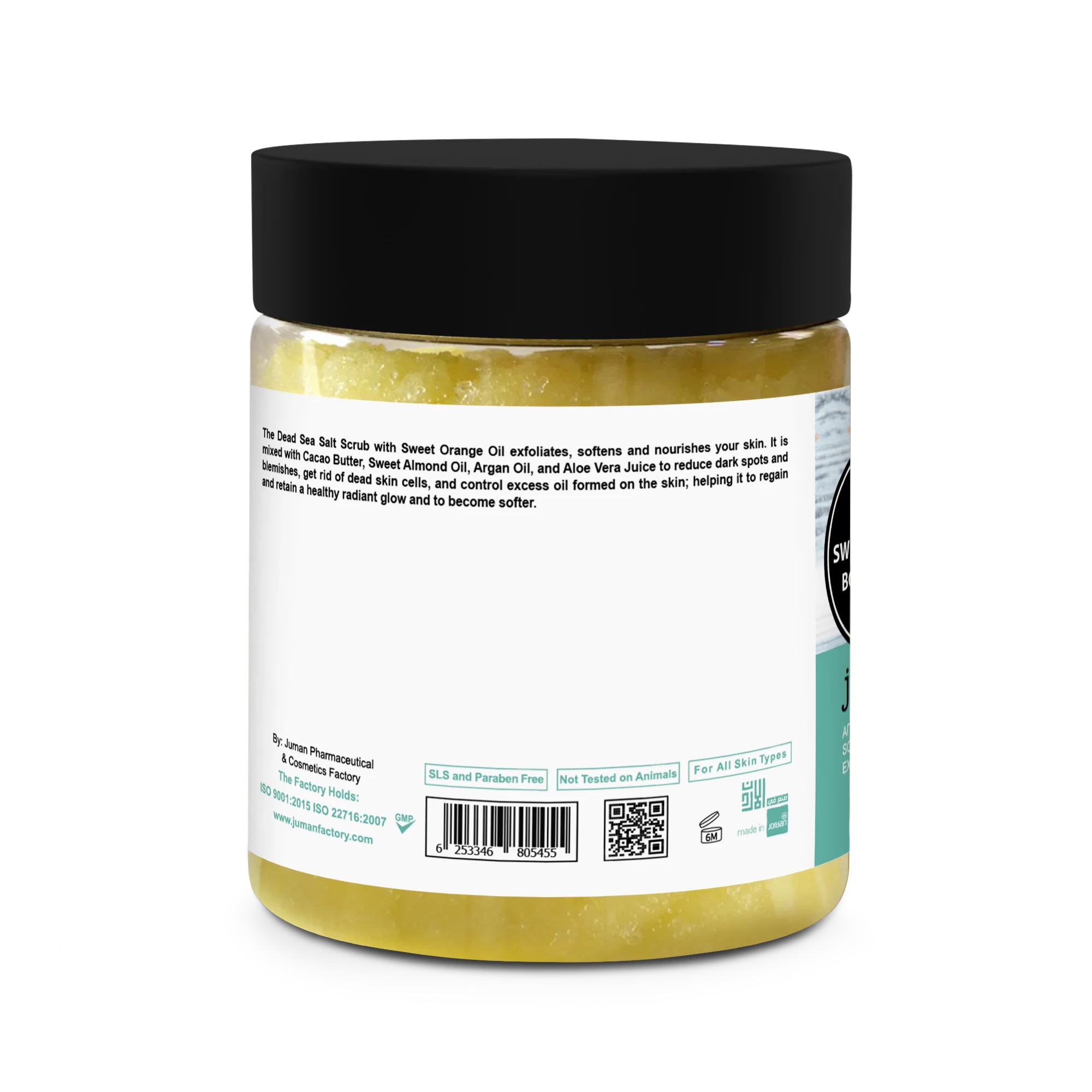 Sweet Orange Body Scrub with Dead Sea Minerals