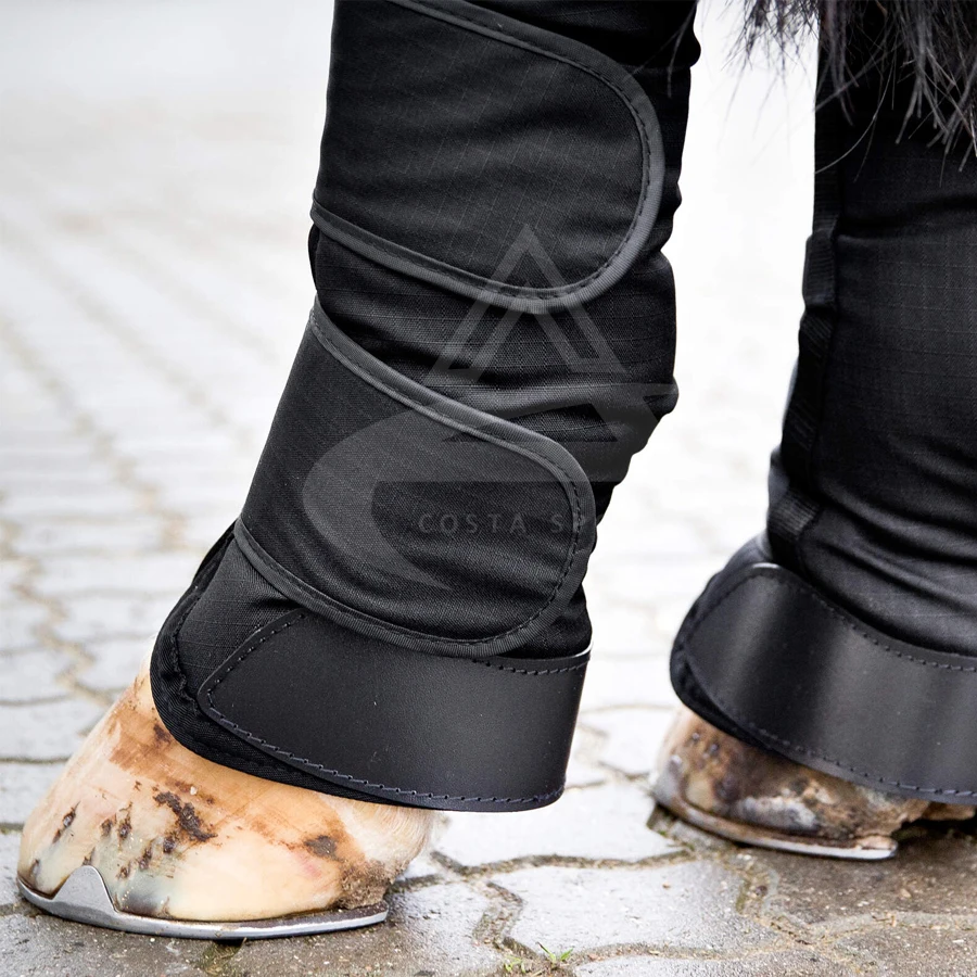 Best Selling Horse Travelling Boots Horse Shoes Made With Best Material Black Color Horse Boots For Travelling
