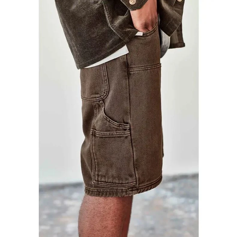 OEM ODM High Quality Custom Summer Men Street Wear Jeans Carpenter Shorts Baggy Shorts Denim Cargo Shorts For Men