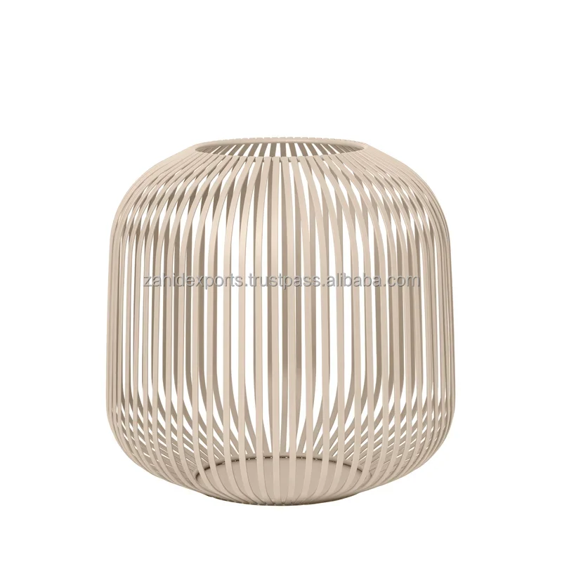 Stainless Steel Candle Lantern - Hot Sale Elegant Design Metal Votive Holder Simple