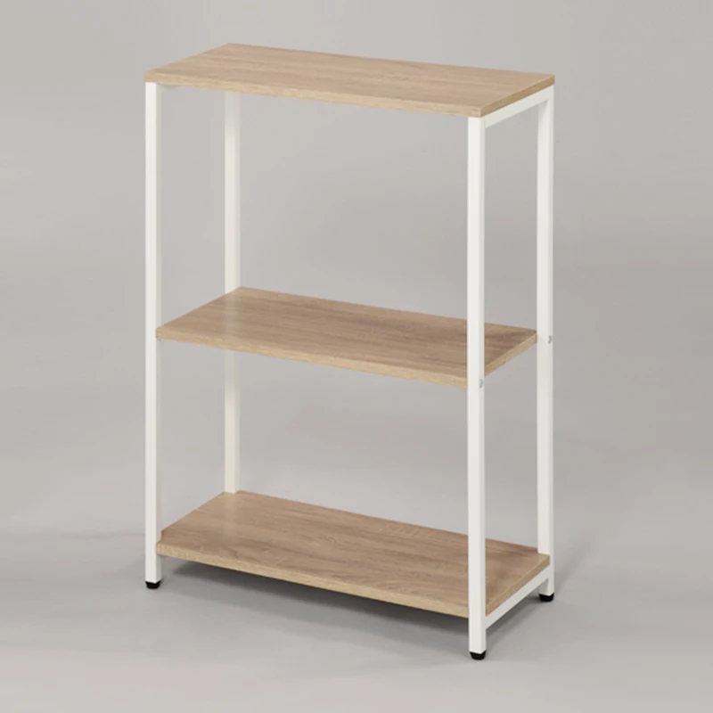 Office Computer Table with 4-tier Storage Shelf