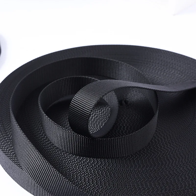 High strength nylon webbing strap 25mm 38mm 50mm seatbelt  for car seat webbing belt strap custom nylon webbing