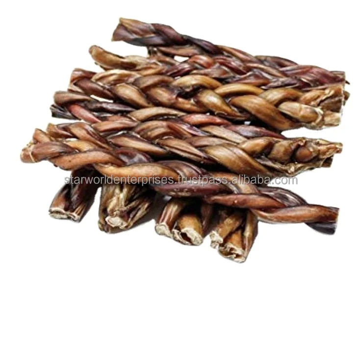 Buffalo pizzle Buffalo penis Exotic meat Animal organ Natural dog treat Pet snack Chew toy