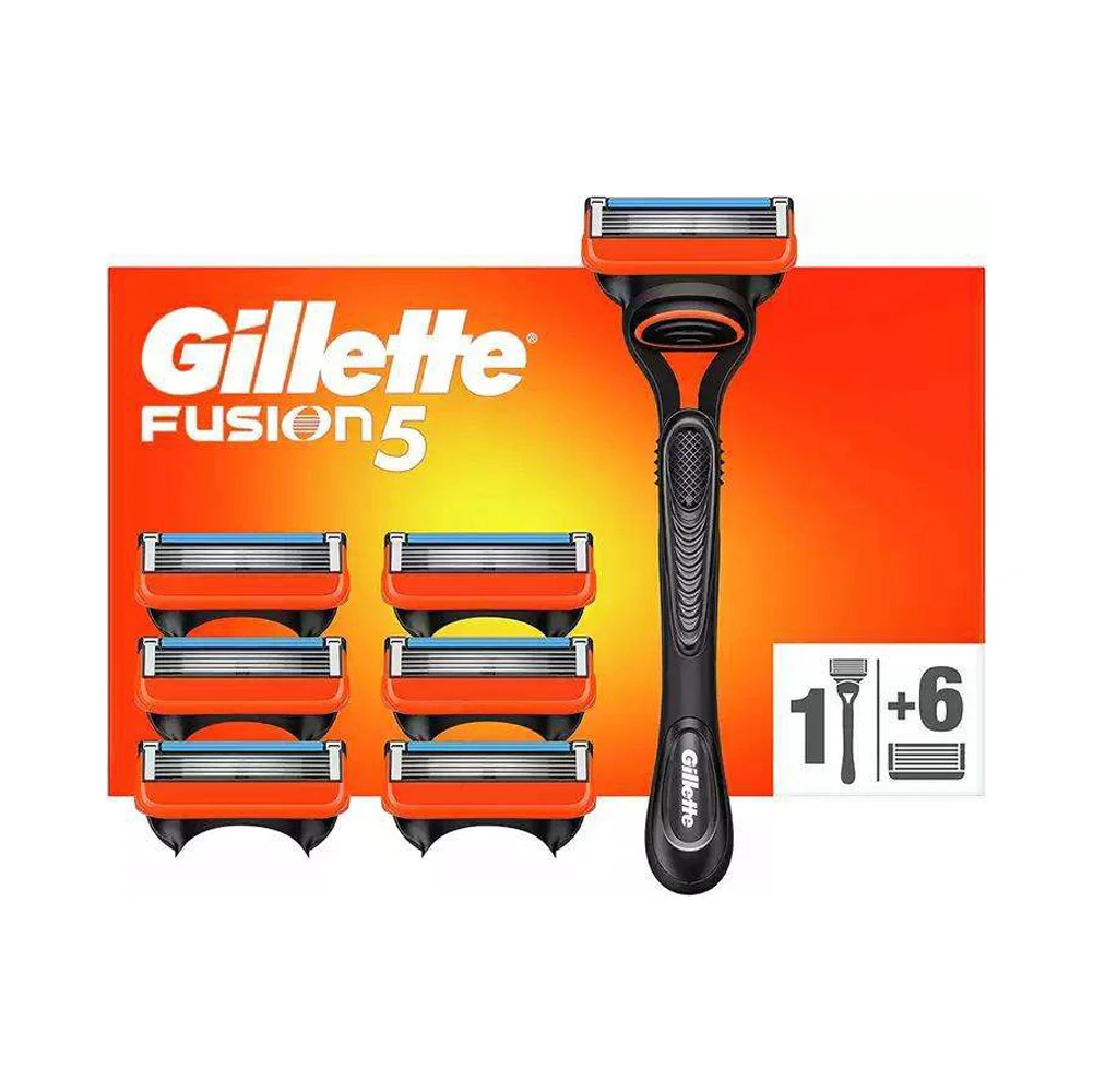 Gillette Razor Fusion Proglide 5pcs/pack 4packs/box 5boxes/case for Face Body Bikini Underarm Vietnam Wholesale