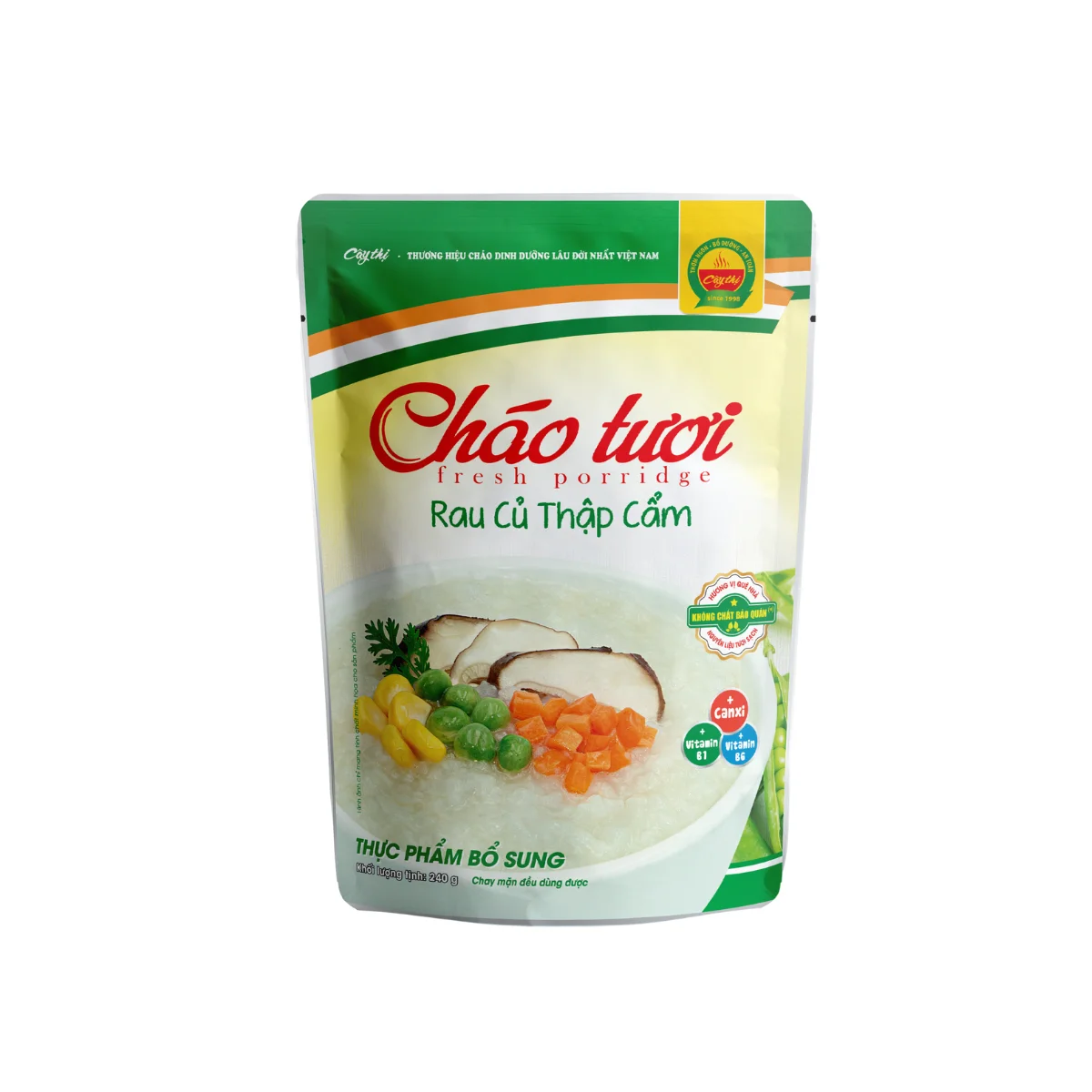 Hot selling Mixed Vegetables fresh porridge low price fresh vegetables ready to eat Vegan food Made in Vietnam manufacturer