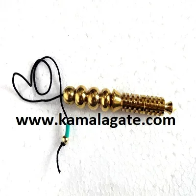 Metal Bullet Golden New Brass Isis Pendulum metal dowsing pendulum Wholesale Pendulum for sale