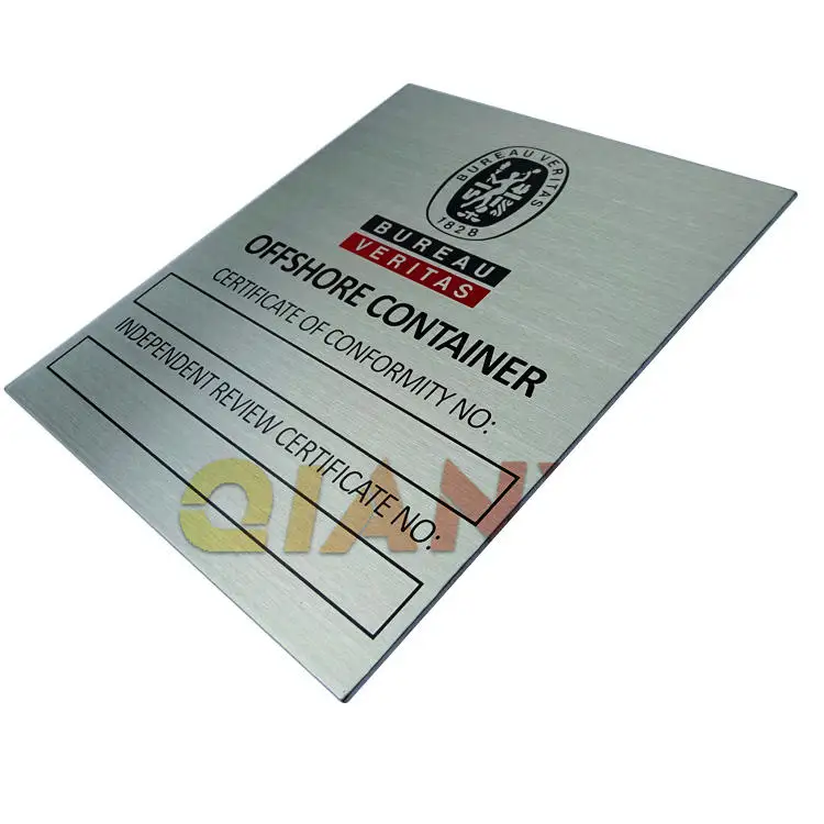 Custom High-End Products Fashion Decorative Mirror Polish Laser Cutting Metal Nameplates Logo