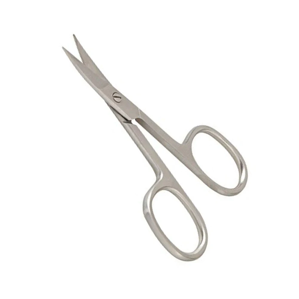 Nail Cuticle Scissors Stainless Steel Flat Curved Trimming Manicure Germany Premium Scissors Multi-purpose Cuticle Scissors