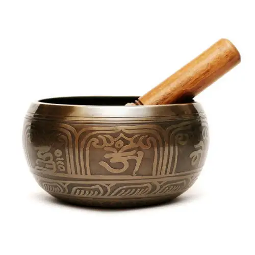 Nepal Made Tibetan Singing Bowl - Perfect For Meditation, Chakra Healing, Prayer ,Mindfulness - Tibetan
