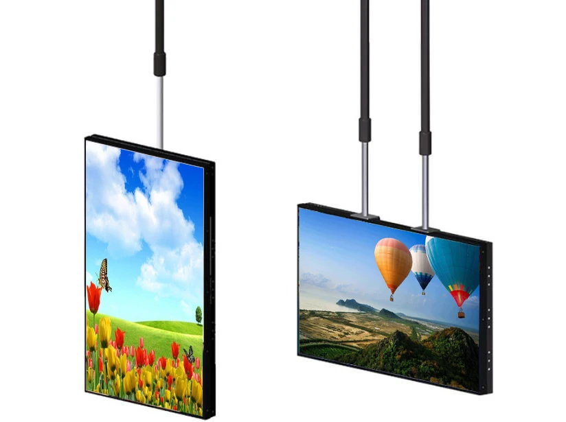 32 43 49 55 65  75 86 inch 5000 Nit High Brightness Monitor Hanging Advertising Digital Signage Facing Window Lcd Screen Display