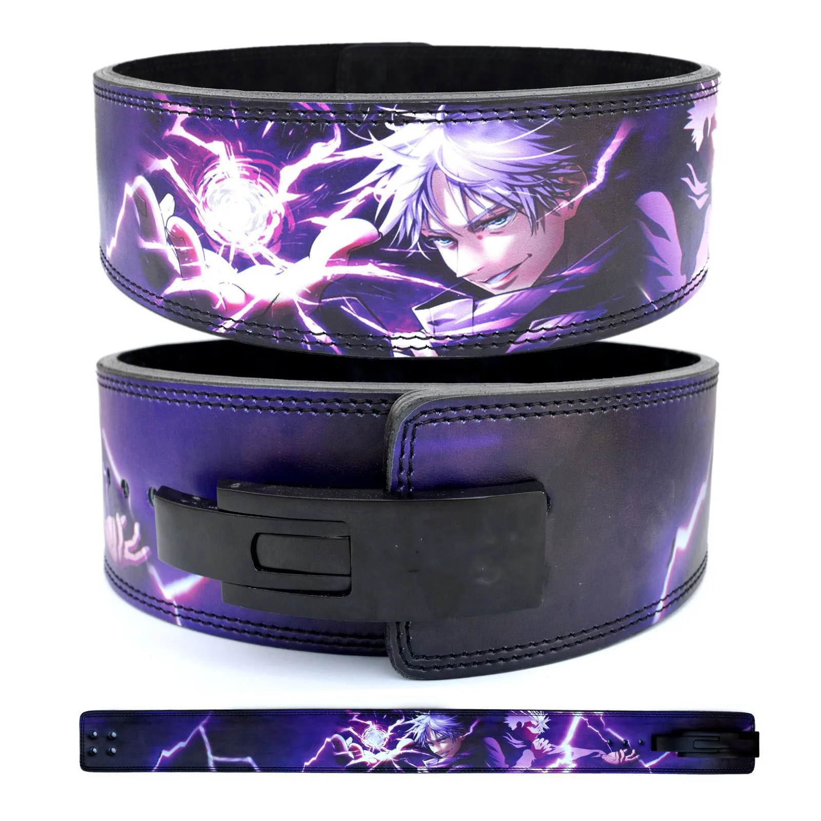 Hot-selling New Lever Buckle Custom Lever Fitness 13mm Cowhide Power-lifting Belt For Men And Women Unisex BPB-0064