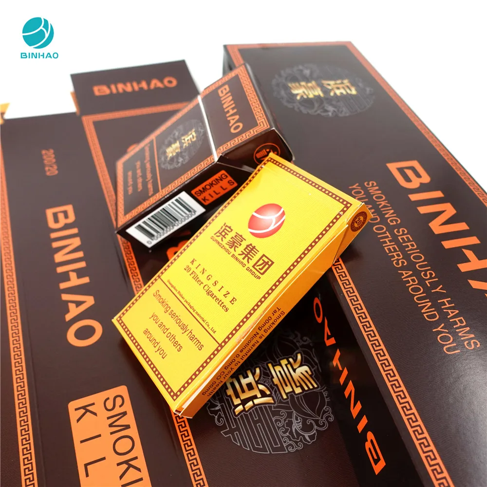 Popular in European Market Various Custom Cigarette Cardboard Paper Packets