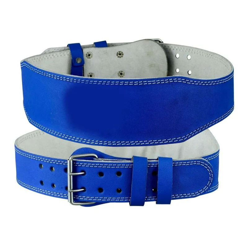 Custom Bodybuilding Power 4mm Protective Adjustable Leather Exercise Weight Lifting Belt Support Weightlifting Belt