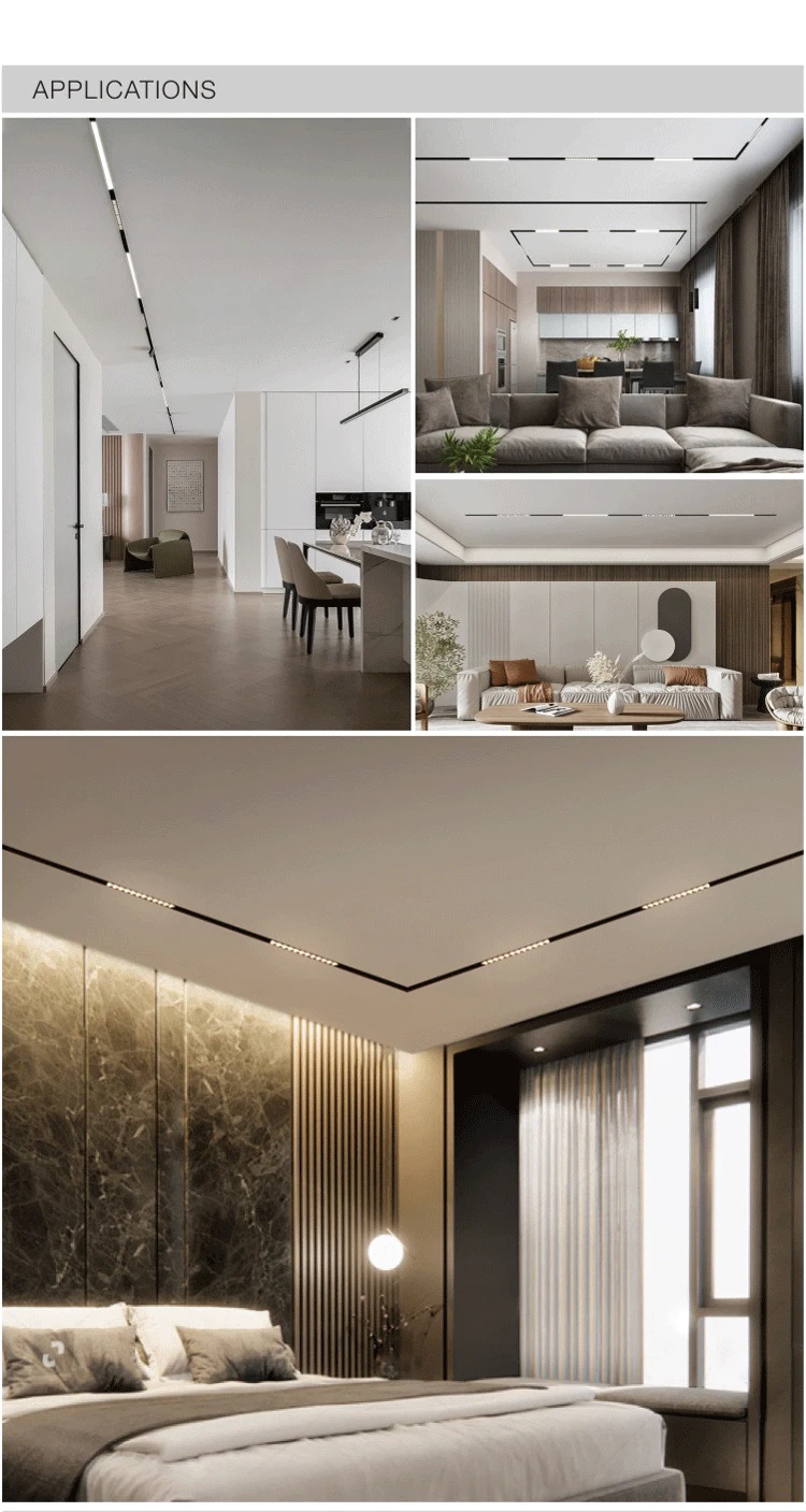 DC24V 48V Modular Design Surface Mounted LED Magnetic spot light magnetic Lighting System led magnetic Track Rail