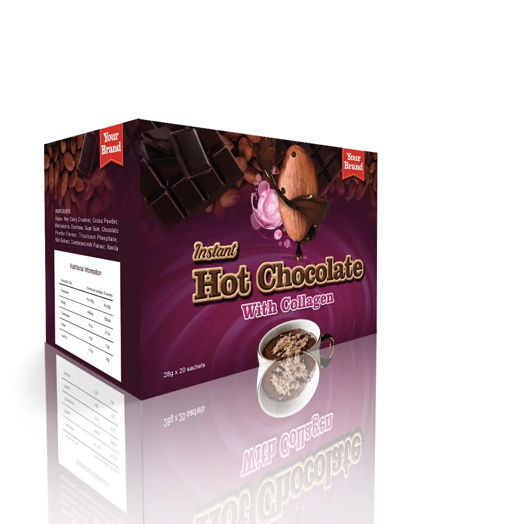 Crafted Perfection Premium Manufacturing of Instant Hot Chocolate with Collagen Premium Cacao Drinks