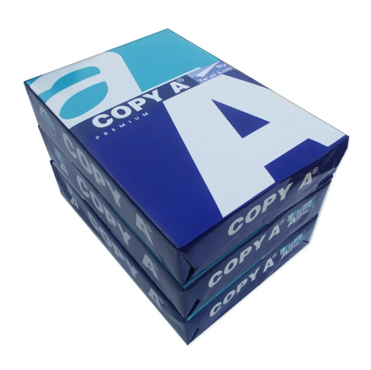 100% копировальная бумага Woold Pulp 80gsm A4 70 GSM / 80 GSM-супербелая a4 для продажи-Double A