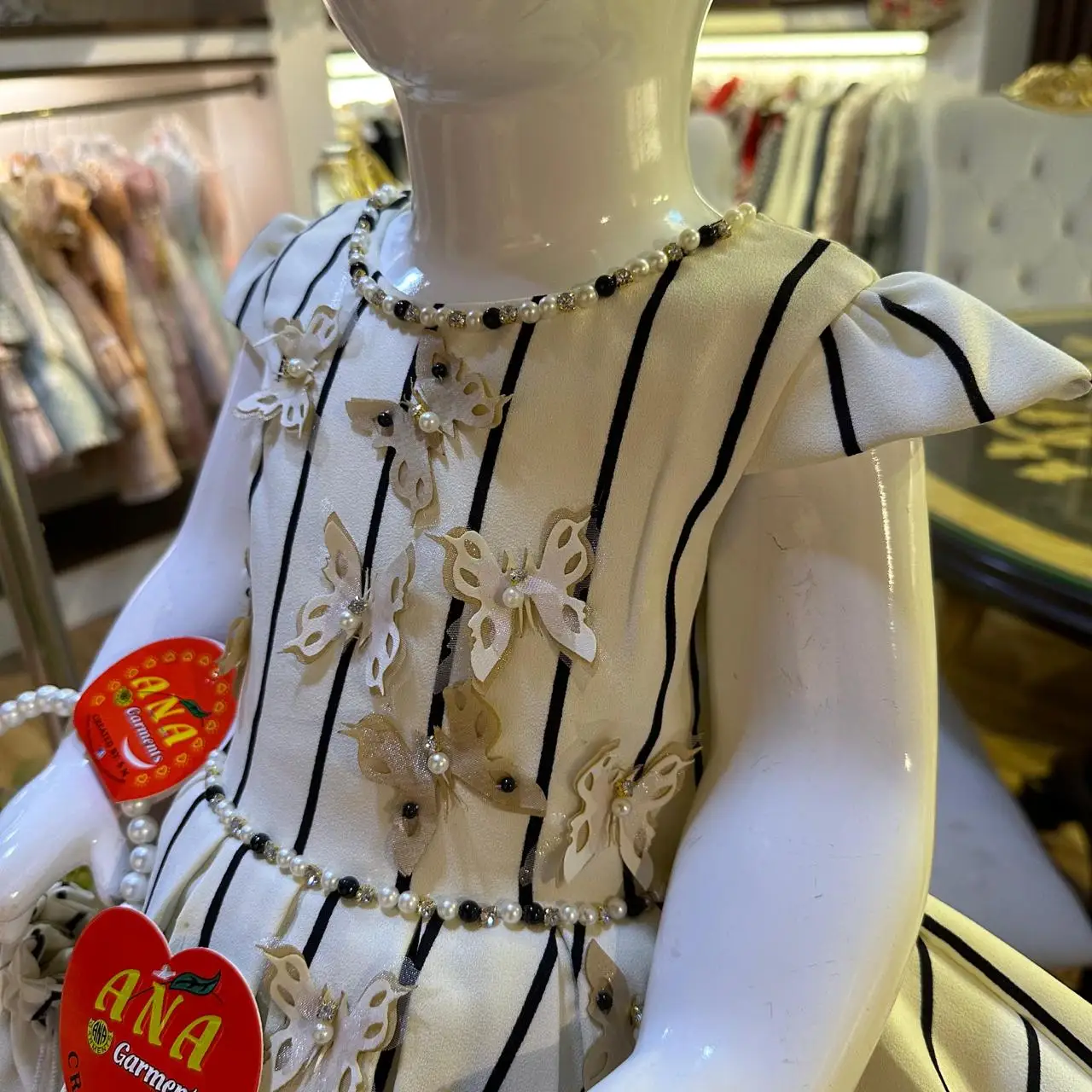 2024 very pretty butterfly kids clothes baby girl party dress patterns children dresses designs