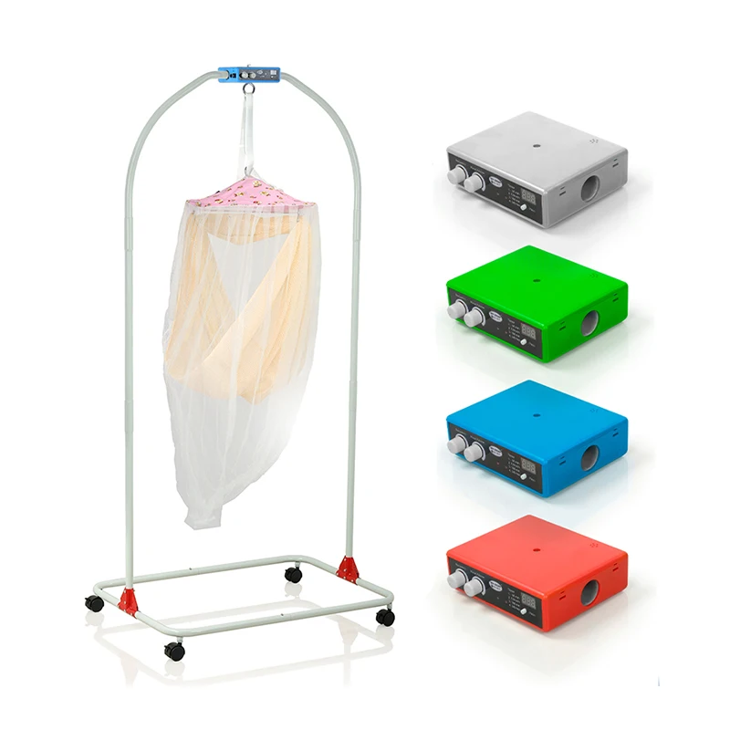 Top-grade MY DEAR Epoxy Spring Cot Set with Auto Cradle, Net & Mosquito Net Gives Baby A Cozy Environment