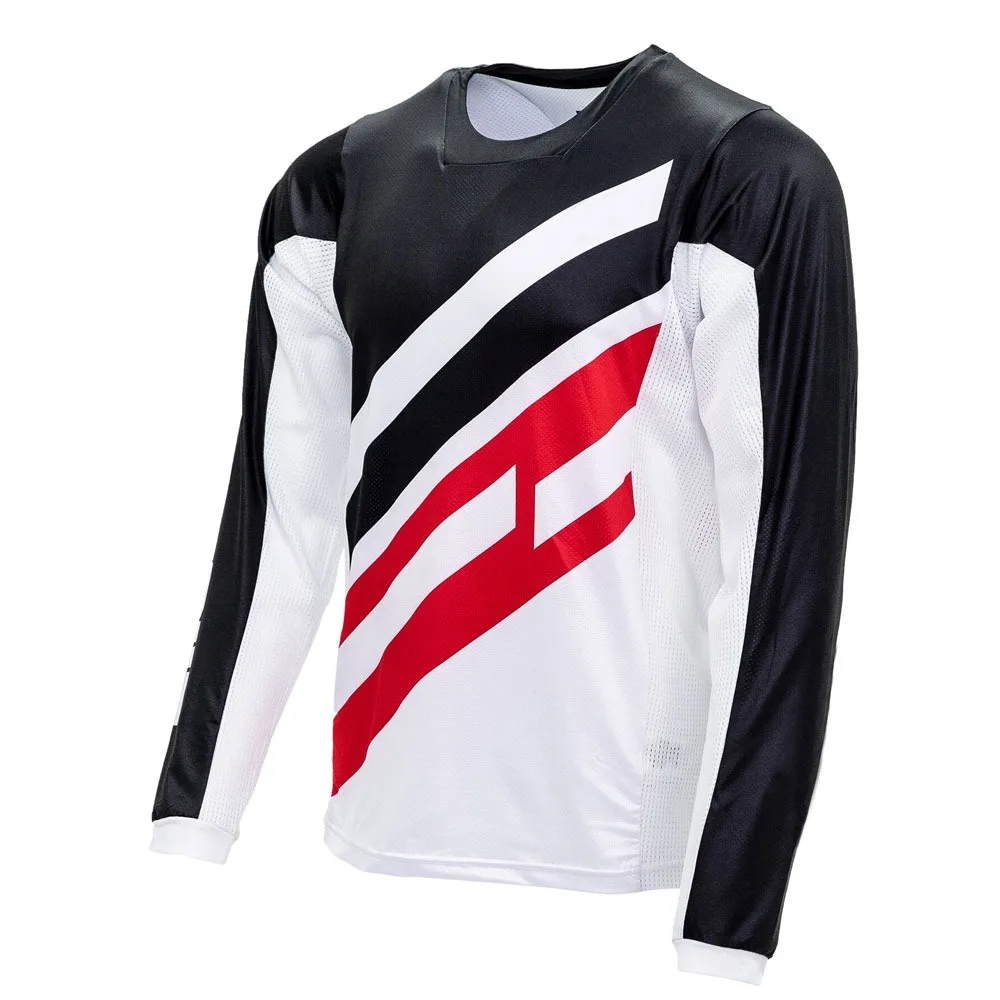 2023 Professional Customized Logo Printing Light Weight Outdoor Racing Wear Motocross Shirt With Full Sleeves