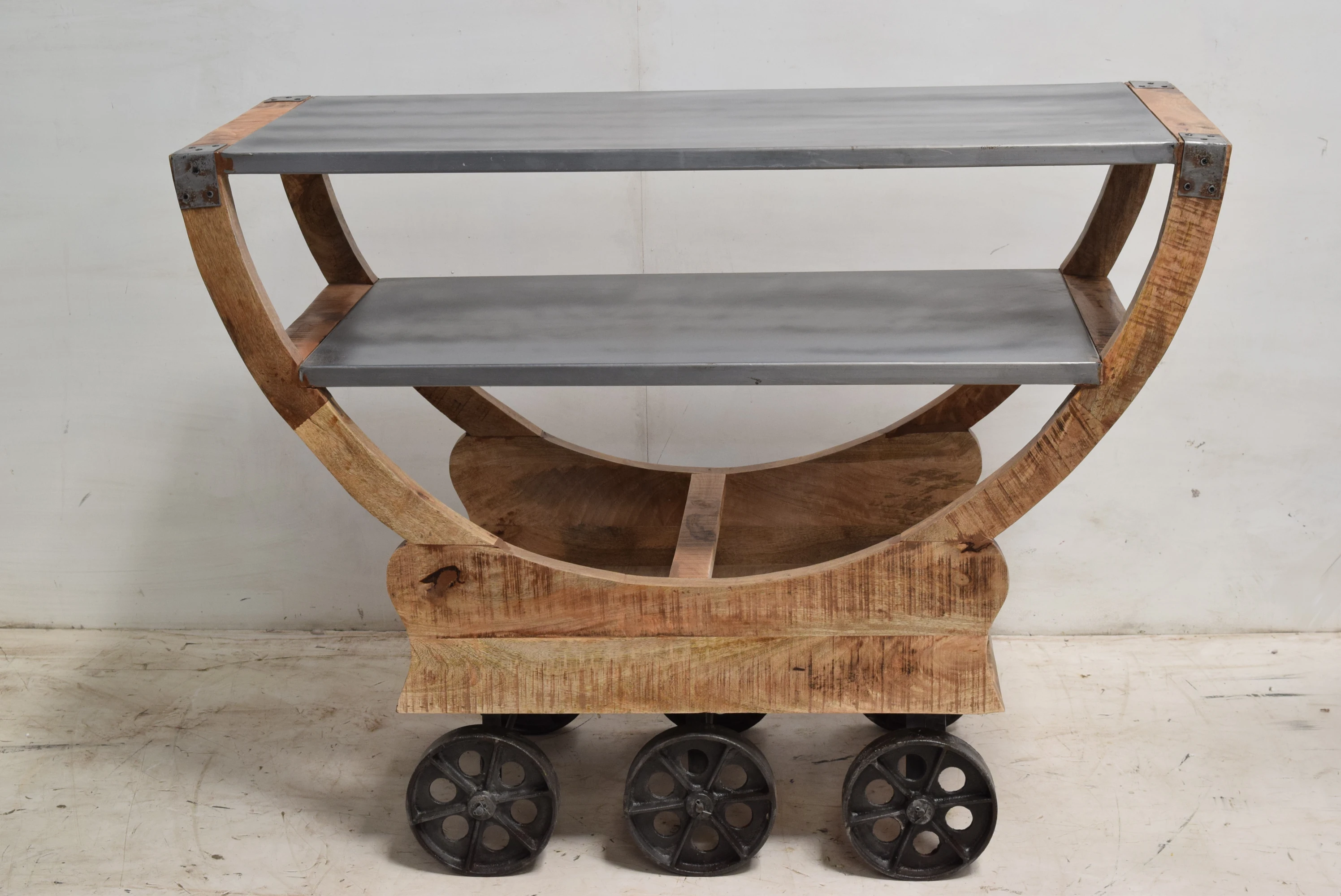 Modern Islands Trolleys Shelving Wood Board Utility Carts Organizer Storage Trolley Kitchen Rolling Cart