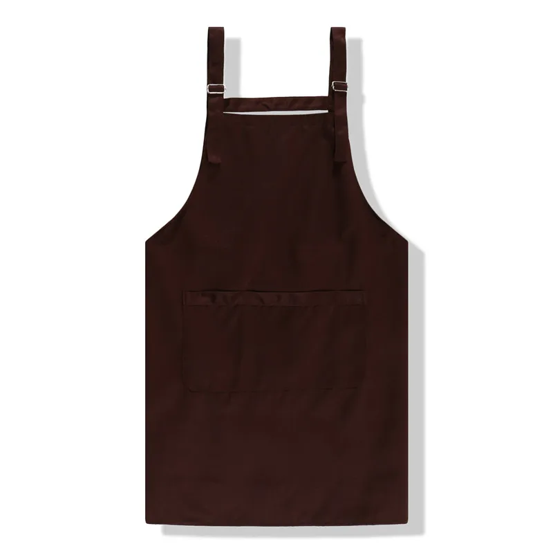 Men wholesale waitress barista apron custom print 100% cotton chef aprons kitchen cooking kitchen aprons most comfortable
