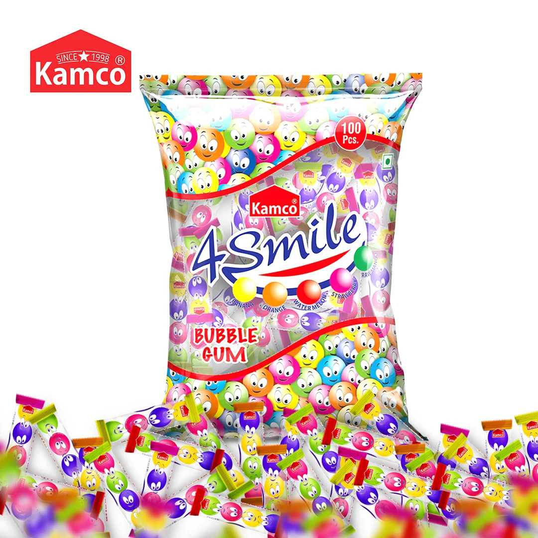 Export Quality 4 Smile Bubble Gum Fruity Flavored