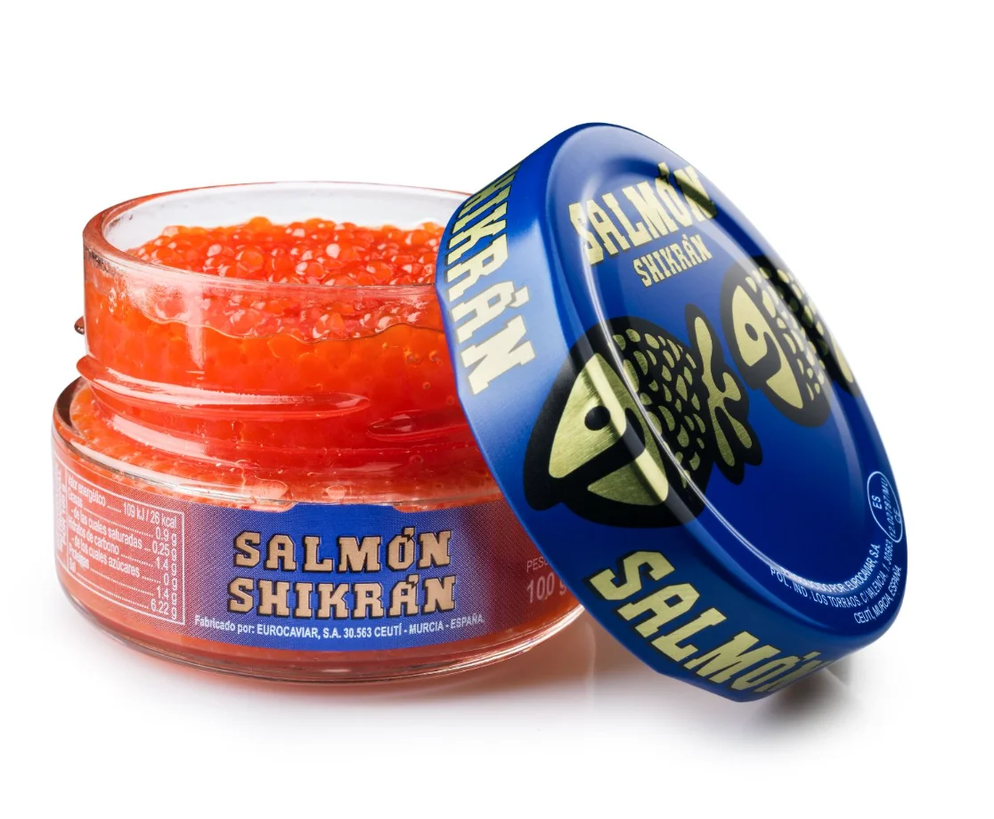Top quality Spanish 100g smoked salmon in spheres for retail