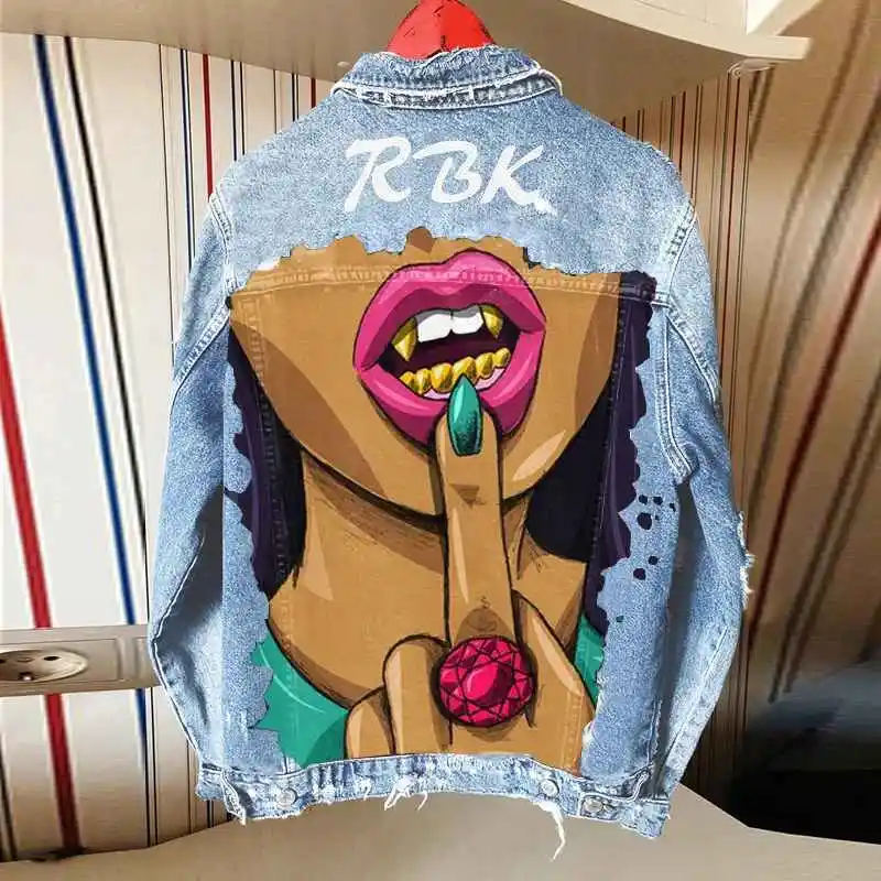 New Design Custom Clothing Fashion Denim Jacket For Men Stylish Running Wear Denim Jacket Streetwear Denim Jeans Women Jackets