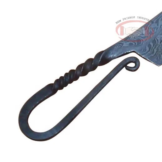 Premium High Quality Damascus Medieval Knife, Forged Medieval Utility Knife, Viking Kitchen Knife Full Tang With Leather Sheath