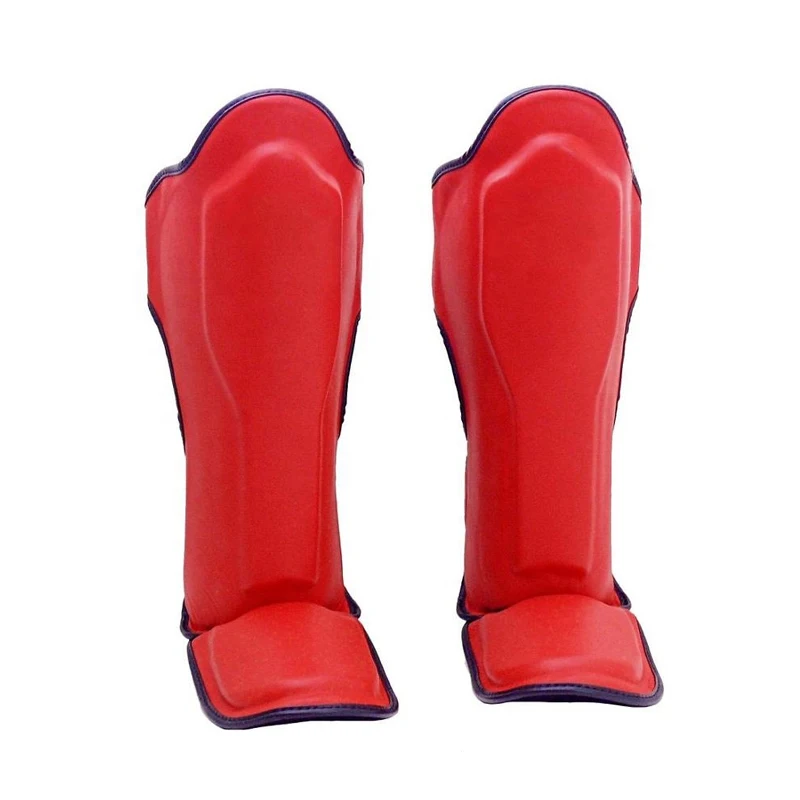 2019 Unique Design black shin guard mma muay thaiCustom boxing shin guard  leg warmer bowling machine jockstrap ankle weigh