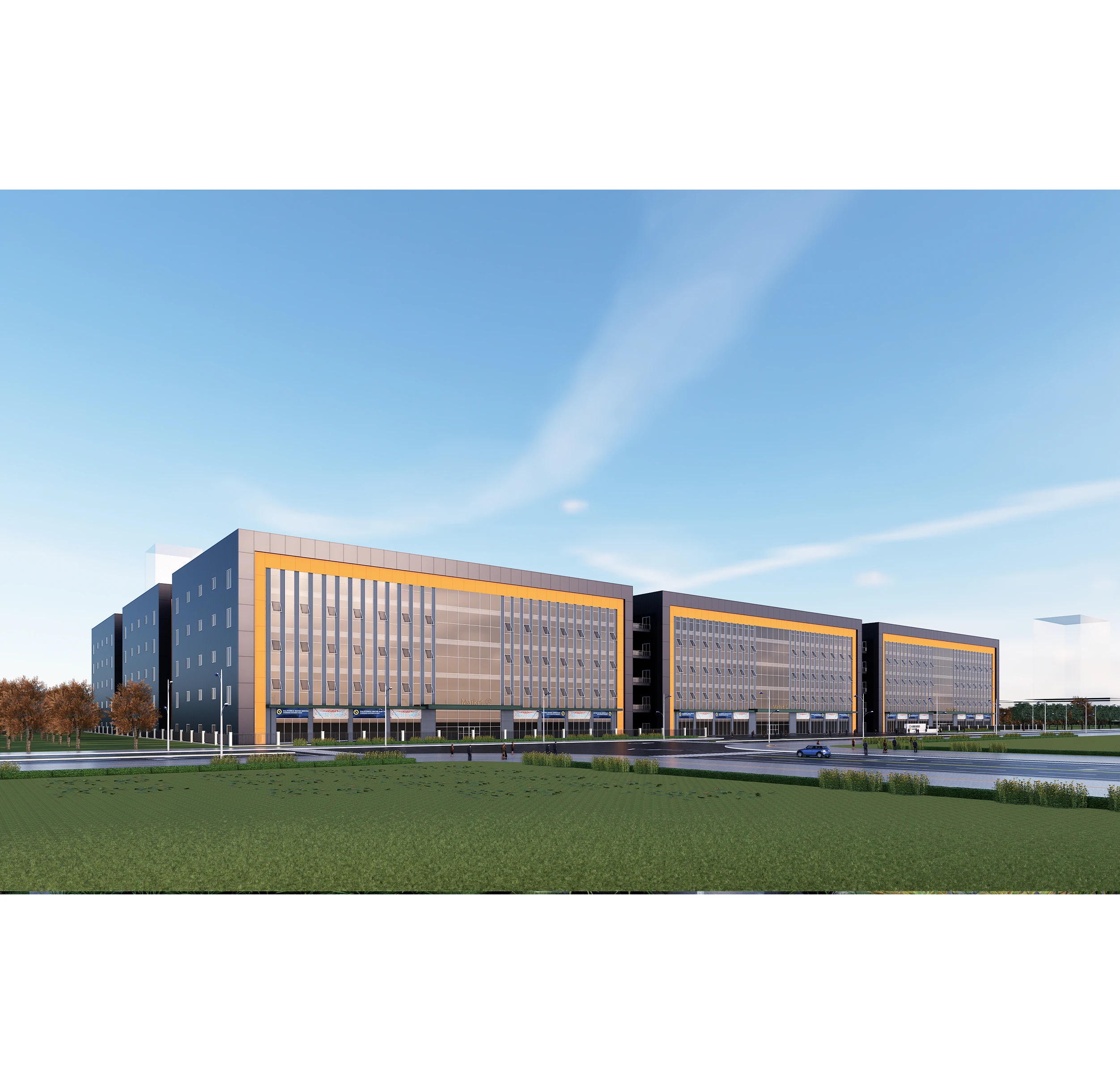 Prefabricated cold room growing factory building metal building made in China