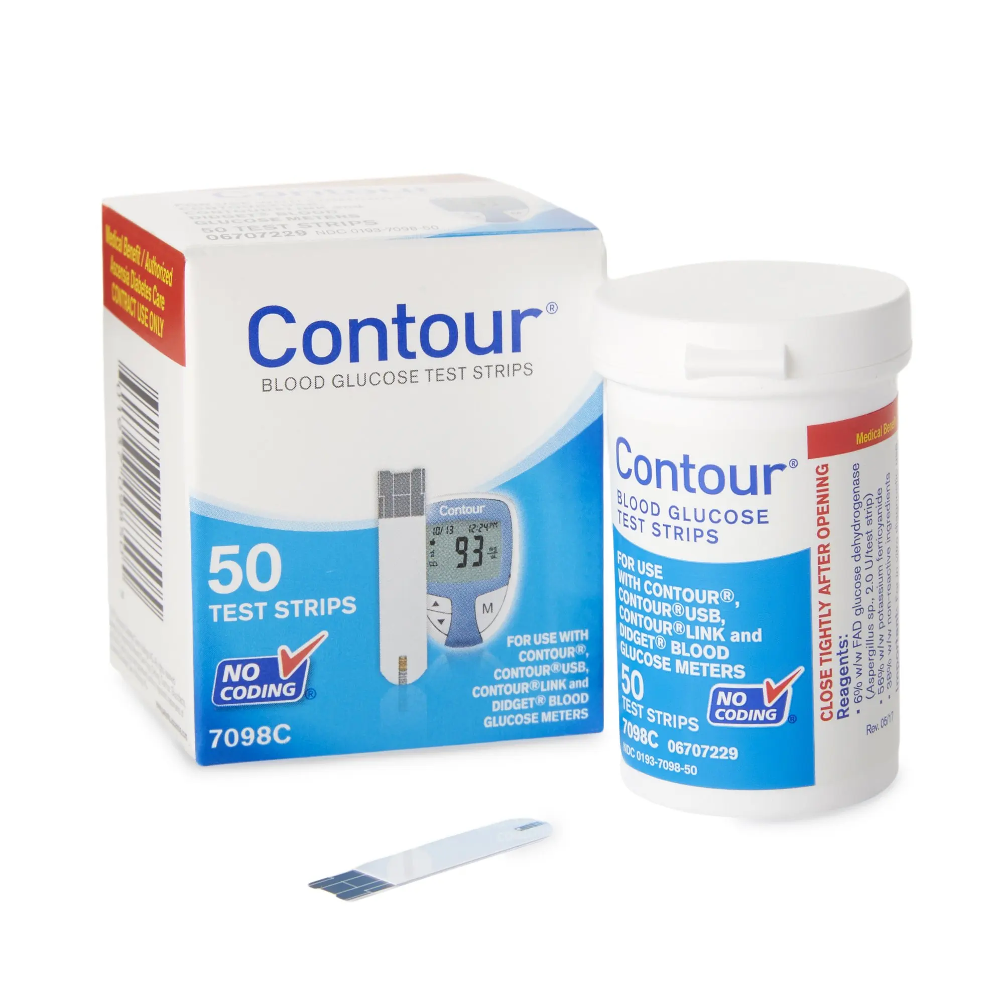 Contour Diabetic Test Strips - 50 ct