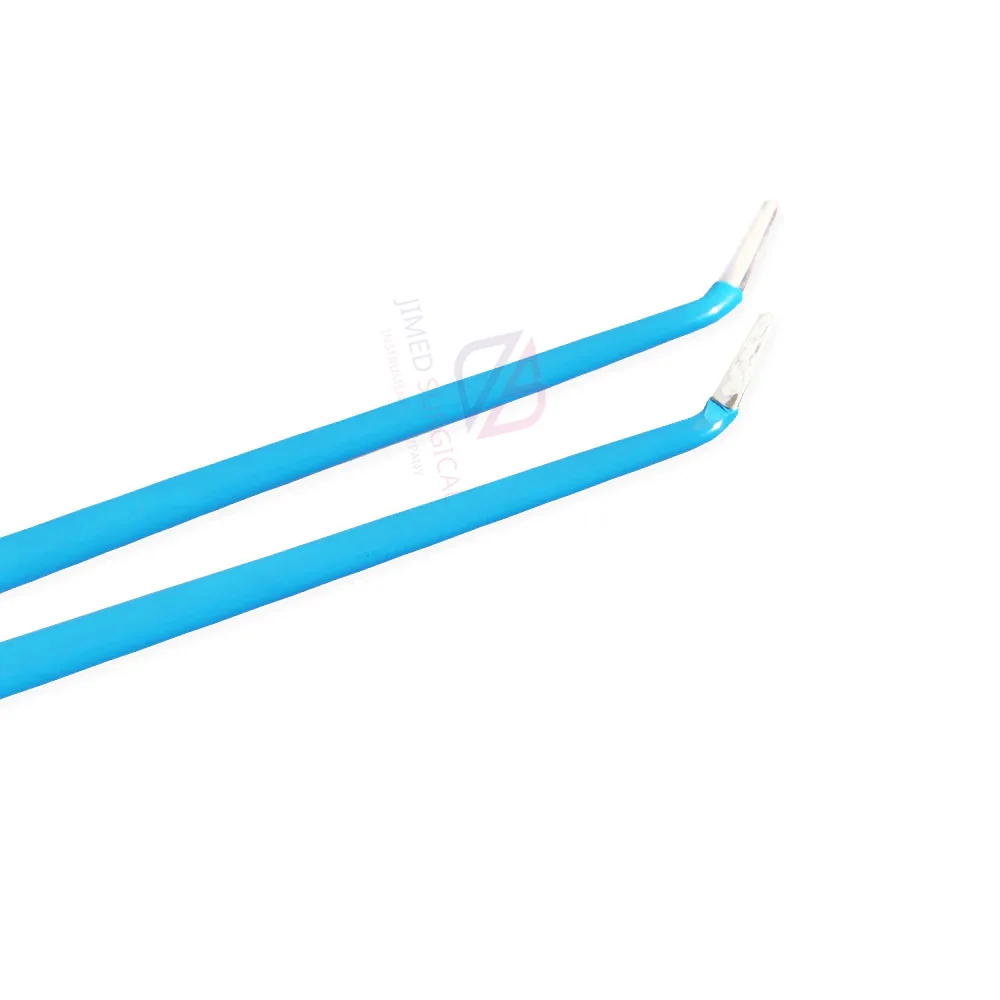 Surgical Grade European Straight Bipolar Forceps 16cm Reusable 2 mm Tip Stainless Steel Surgical Forceps