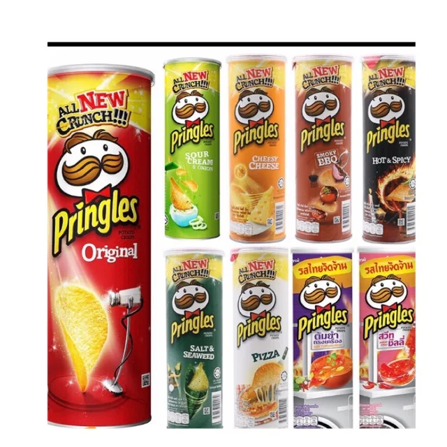 Pringles Potato Chips 107g/ Pringles Chips  All Flavor/ Wholesale Pringles