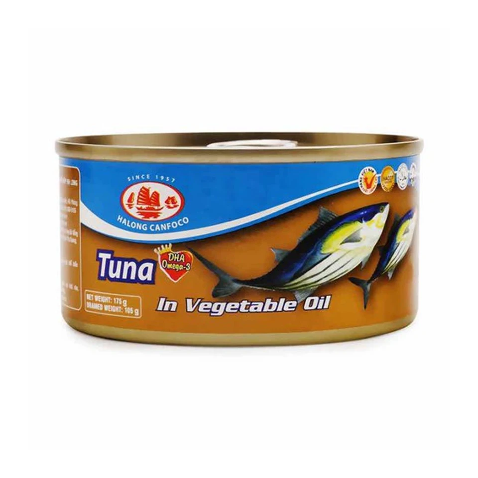 TUNA HA LONG CHUNKS IN  SUNFLOWER  OIL  TUNA IN VEGETABLE OIL - 115gr/175,  105/175gr