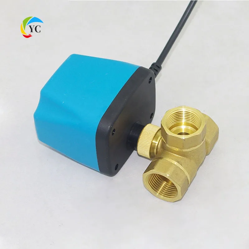Высокий крутящий момент IP65 Электрический шаровой клапан FM резьба AC220V DC12V DC24V для центральной системы кондиционирования воздуха моторизованный регулирующий