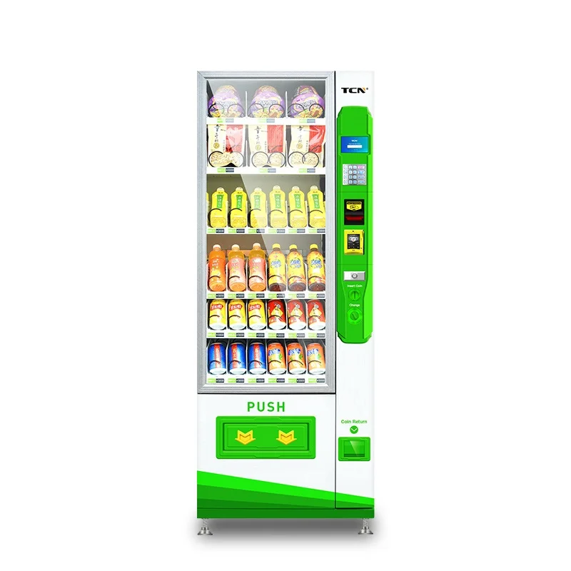 Торговый автомат торговый для закусок напитков и комбинированный 3C банкировочный дозатор монет