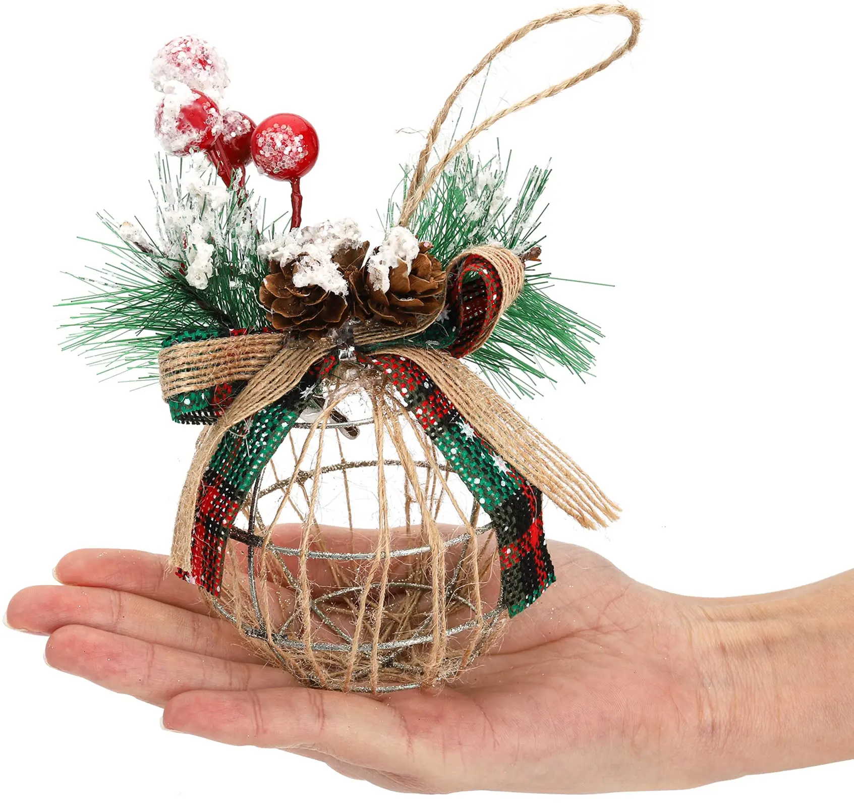 Christmas Balls Tree Decorations DIY Fillable Balls Baubles Pendant Xmas Tree Pendant Globes Xmas Tree Hanging Ball