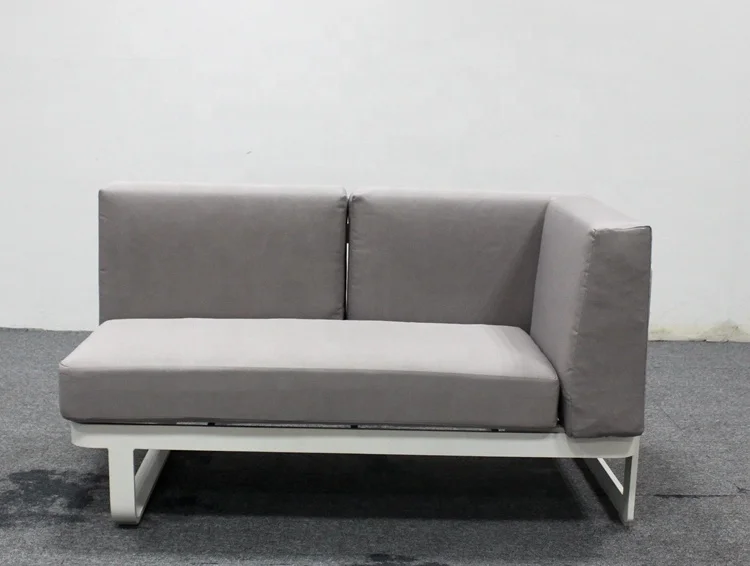 Classical design outdoor furniture hotel terrace patio garden sofa set deep seat aluminum frame garden sofa with coffee table