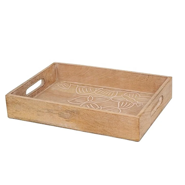 Whitewash Hand Engraving Tray Kitchen Tableware Serving Trays Agate Handmade Unique Design Dish Tray Amg Exports