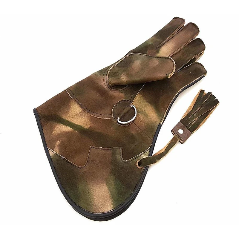 Wholesale new Arrival Double Layer Soft Leather Falconry Gloves for Wild Hunting Falcon Glove