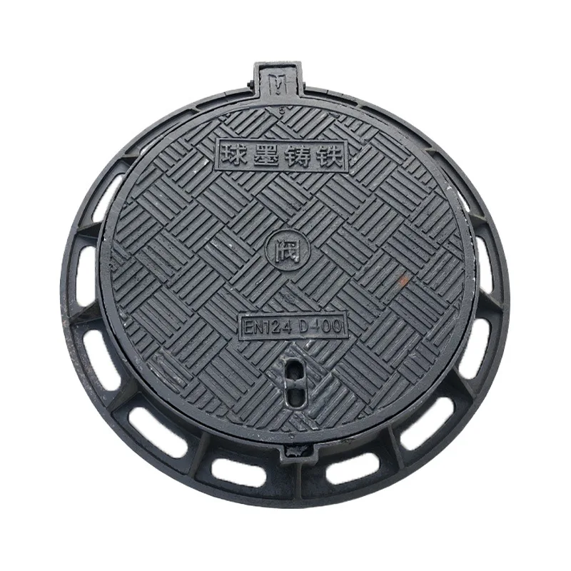 Чугунная крышка люка с рамами от производителя, Крышка Люка Канализации с замком