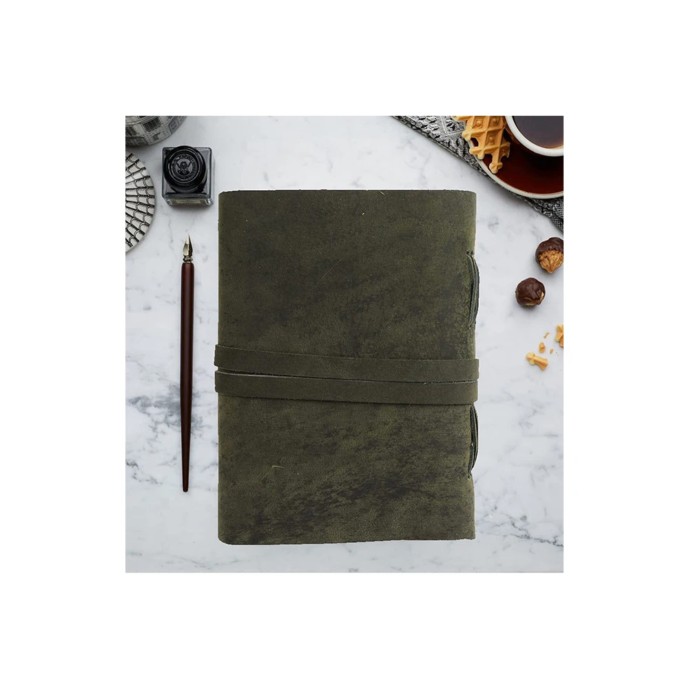 2023 Weekly Agenda Diary Custom Planner A5 Hardcover Leather Bound Journal Notebook With Key Lock For Him Her