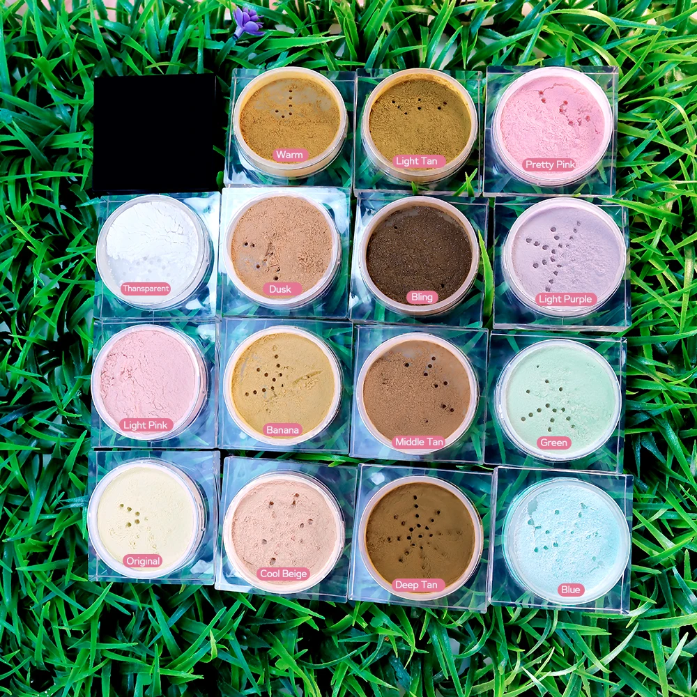 OEM Provide stock in warehouse wild Loose Setting Powder Photo Focus Loose Finishing Powder Translucent with Matte Finish