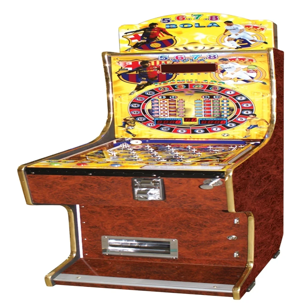 Kwang Yi 8 Balls Amusement Park Facilities For Gaming Center Coin Pusher Vending Machines-D