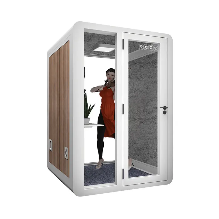 Home Office Portable Home Living Movable Prefabricated Silent Partition with Desk