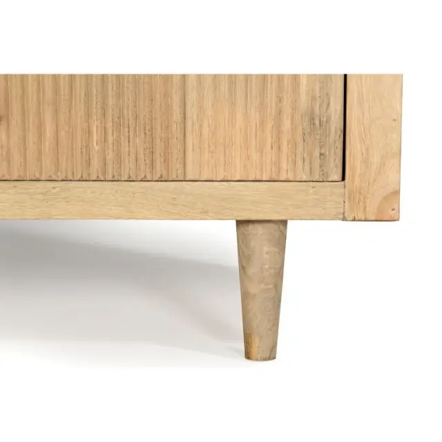 Designer Marine Carter Collection Natural Finish Media Cabinet Sideboard For Dining Living Room Cabinets Furniture