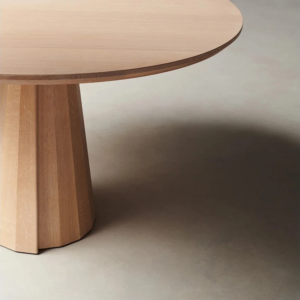 Designer Modern Rectangular 6 8 10 Seater Solid Ash Oak Wood Dining Table Dining Room Furniture