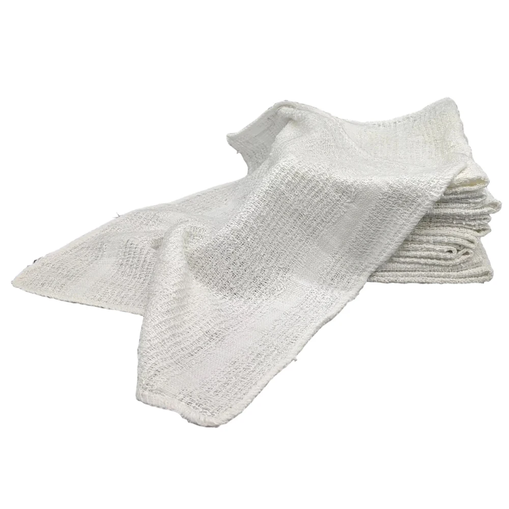 Factory Made White Cotton Rags For Cleaning High Quality High Grade Cotton Rags In Custom Size And Shape