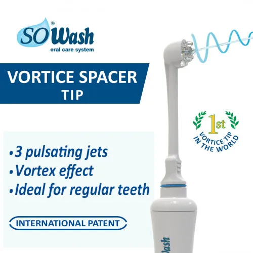 Special Italian Dental Water Flosser Connects Directly to The Faucet SoWash Deluxe for perfect dental hygiene